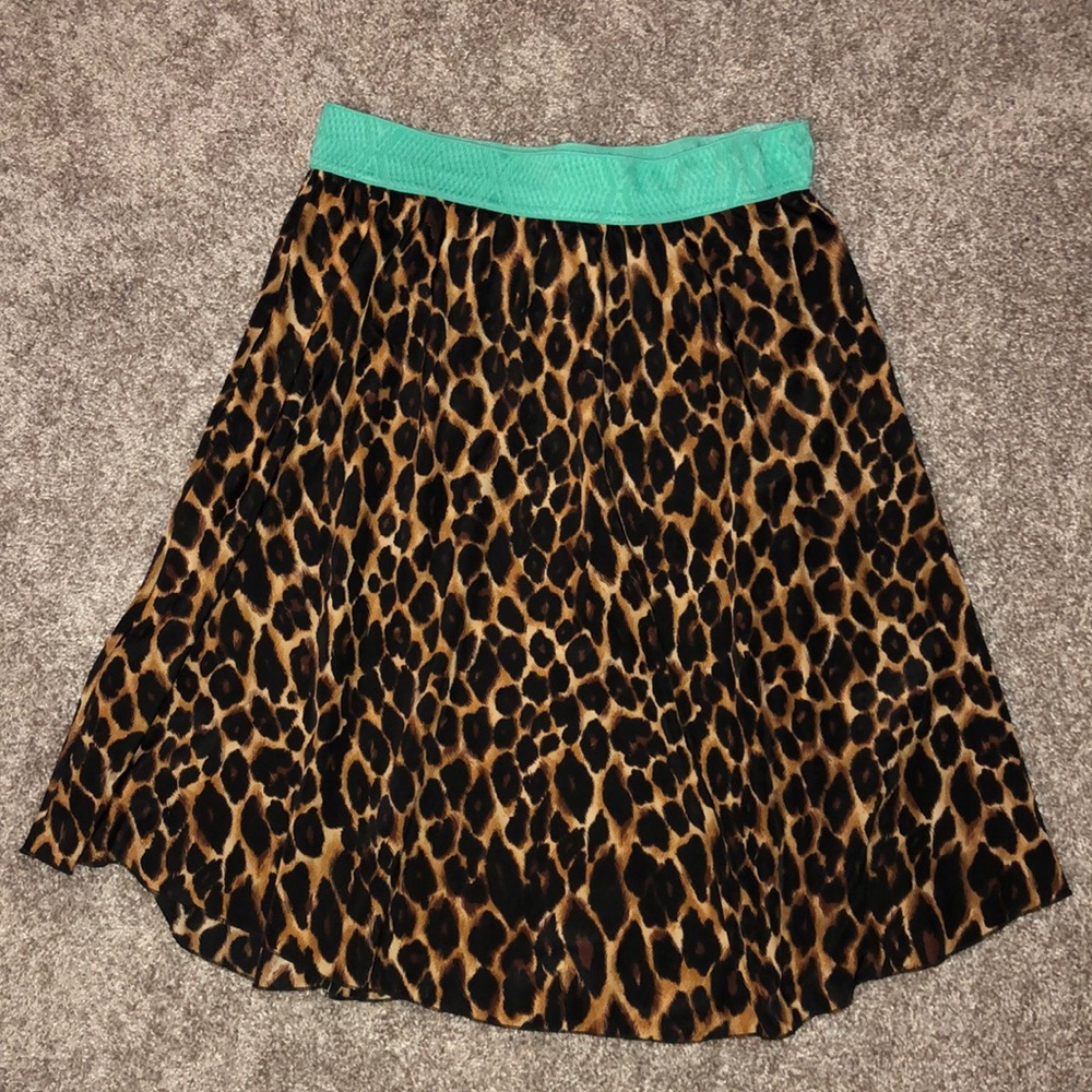 Leopard skirt